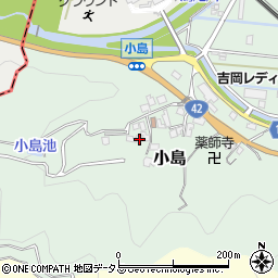 和歌山県有田郡有田川町小島417周辺の地図