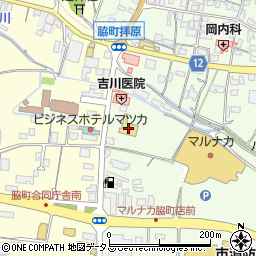 徳島トヨタ自動車脇町店周辺の地図
