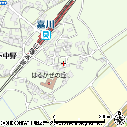 山口県山口市嘉川下中野4572-5周辺の地図