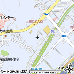 山口県防府市大崎414周辺の地図