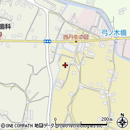 和歌山県有田郡有田川町西丹生図545周辺の地図