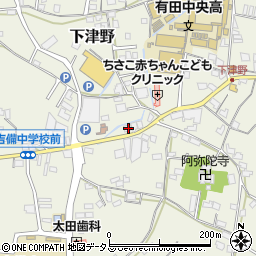和歌山県有田郡有田川町下津野565周辺の地図