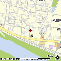 徳島県美馬市脇町大字猪尻東分70周辺の地図