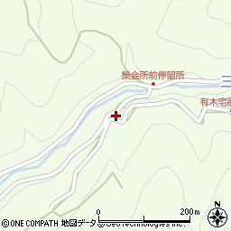 和歌山県有田郡有田川町三瀬川344周辺の地図