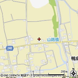 徳島県吉野川市鴨島町山路1396周辺の地図