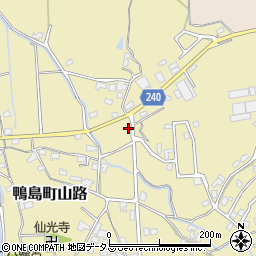 徳島県吉野川市鴨島町山路954周辺の地図