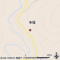 徳島県三好郡東みよし町東山小見周辺の地図