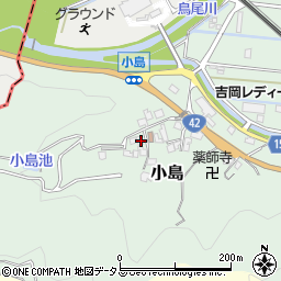 和歌山県有田郡有田川町小島421周辺の地図
