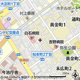 〒794-0038 愛媛県今治市末広町の地図