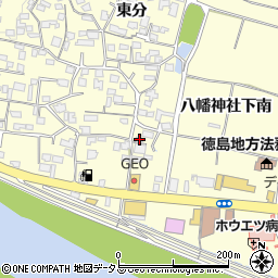 徳島県美馬市脇町大字猪尻東分53周辺の地図