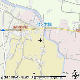 和歌山県有田郡有田川町西丹生図448周辺の地図