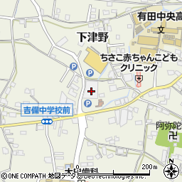 和歌山県有田郡有田川町下津野558周辺の地図