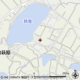 香川県観音寺市大野原町萩原458周辺の地図