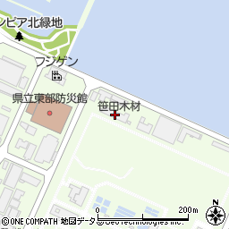 有限会社笹田木材周辺の地図