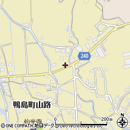 徳島県吉野川市鴨島町山路1944周辺の地図