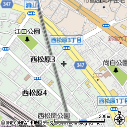 吉原工事周辺の地図