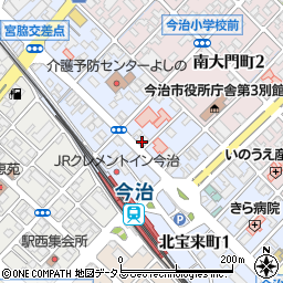 明治安田生命保険相互会社　松山支社今治営業所周辺の地図