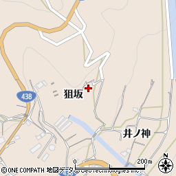 徳島県美馬市美馬町狙坂67周辺の地図