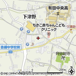 和歌山県有田郡有田川町下津野555周辺の地図