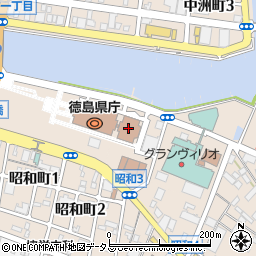 徳島県庁　議会護民官周辺の地図