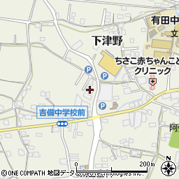 和歌山県有田郡有田川町下津野653周辺の地図