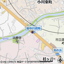 新中川橋南周辺の地図