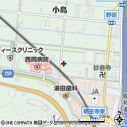 和歌山県有田郡有田川町小島269周辺の地図