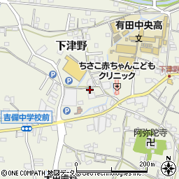 和歌山県有田郡有田川町下津野556周辺の地図