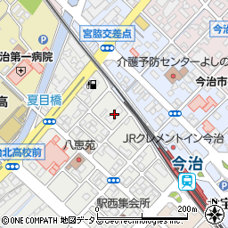 今治駅西第２再開発住宅周辺の地図