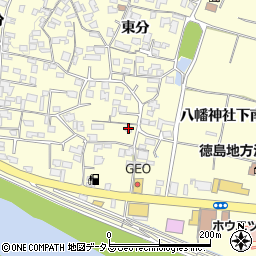 徳島県美馬市脇町大字猪尻東分55周辺の地図