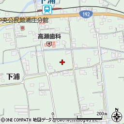 徳島県名西郡石井町浦庄下浦周辺の地図