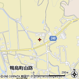 徳島県吉野川市鴨島町山路1939周辺の地図
