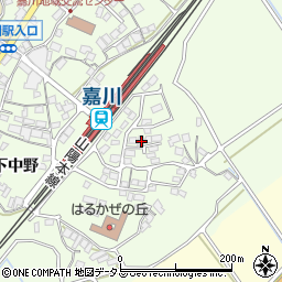 山口県山口市嘉川下中野4602-19周辺の地図