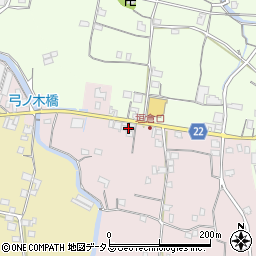 和歌山県有田郡有田川町東丹生図22周辺の地図