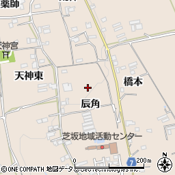 徳島県美馬市美馬町辰角周辺の地図