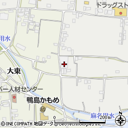 徳島県吉野川市鴨島町上下島270周辺の地図