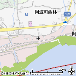 徳島県阿波市阿波町乙岩津46-4周辺の地図