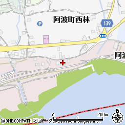 徳島県阿波市阿波町乙岩津78-1周辺の地図