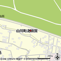徳島県吉野川市山川町北須賀周辺の地図