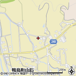 徳島県吉野川市鴨島町山路1950周辺の地図