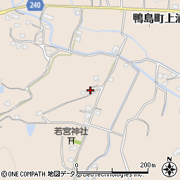 徳島県吉野川市鴨島町上浦1796-17周辺の地図