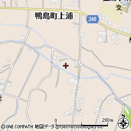 徳島県吉野川市鴨島町上浦1583-5周辺の地図