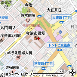 愛媛県今治市周辺の地図