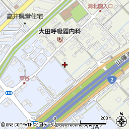 山口県防府市高井705-2周辺の地図
