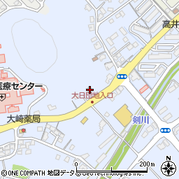 山口県防府市大崎376周辺の地図