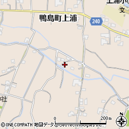 徳島県吉野川市鴨島町上浦1585周辺の地図