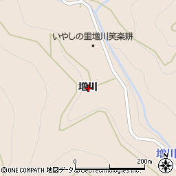 徳島県三好郡東みよし町東山増川周辺の地図