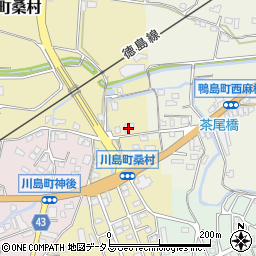 徳島県吉野川市川島町桑村115周辺の地図