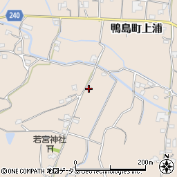 徳島県吉野川市鴨島町上浦1782周辺の地図