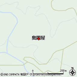 山口県周南市奥関屋周辺の地図